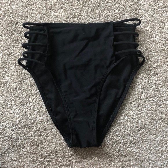 COPY - High rise strappy bikini bottoms - Picture 1 of 6
